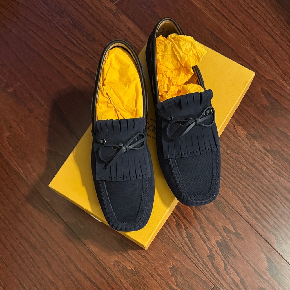 TOD’s Men's Navy Loafers, UK9 / US10